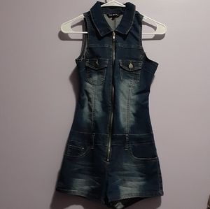 Fitted Jean Romper